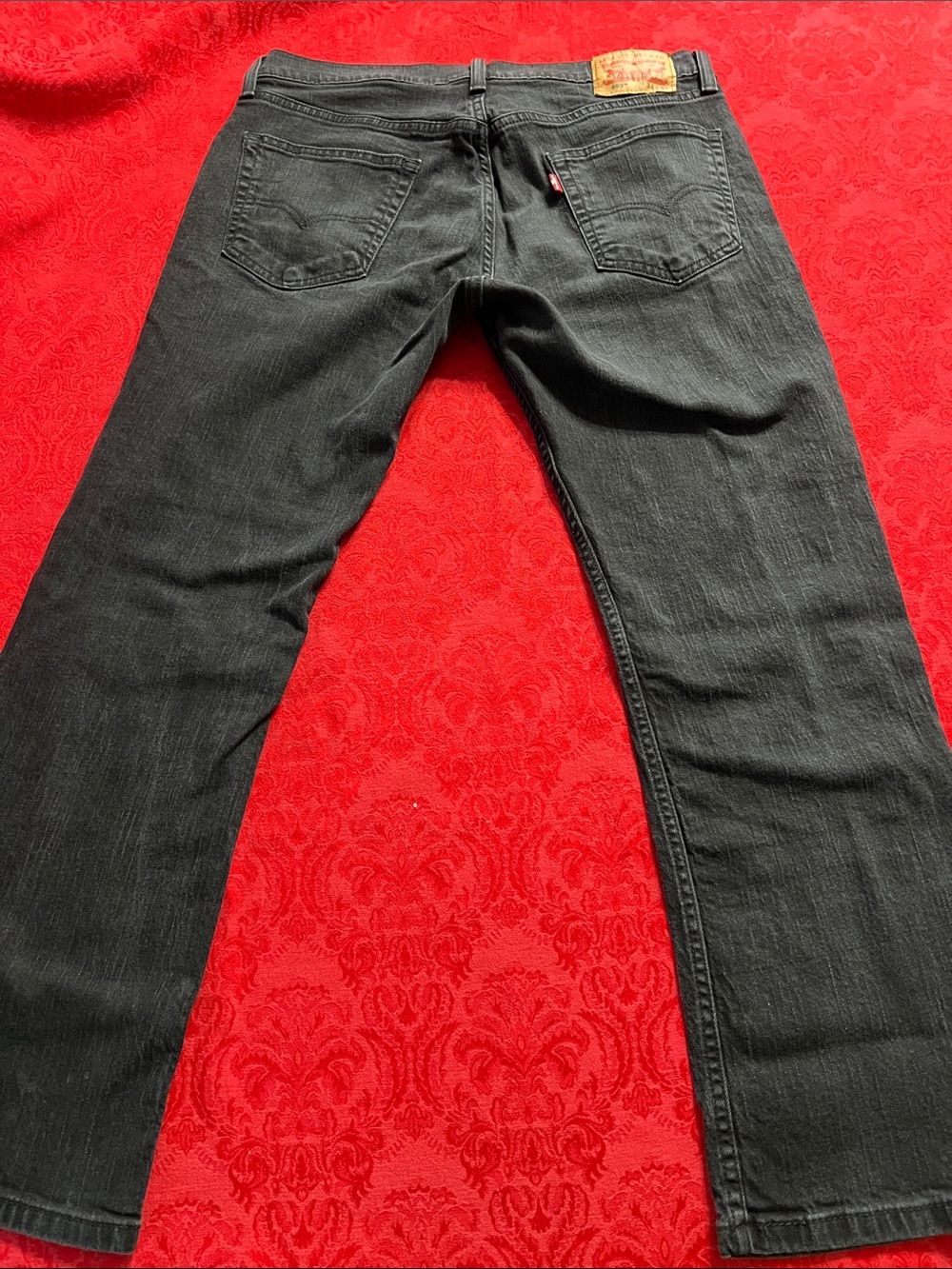 Levi’s 559 Men’s 34x30 Black Relaxed Straight Jeans Denim 29” Inseam